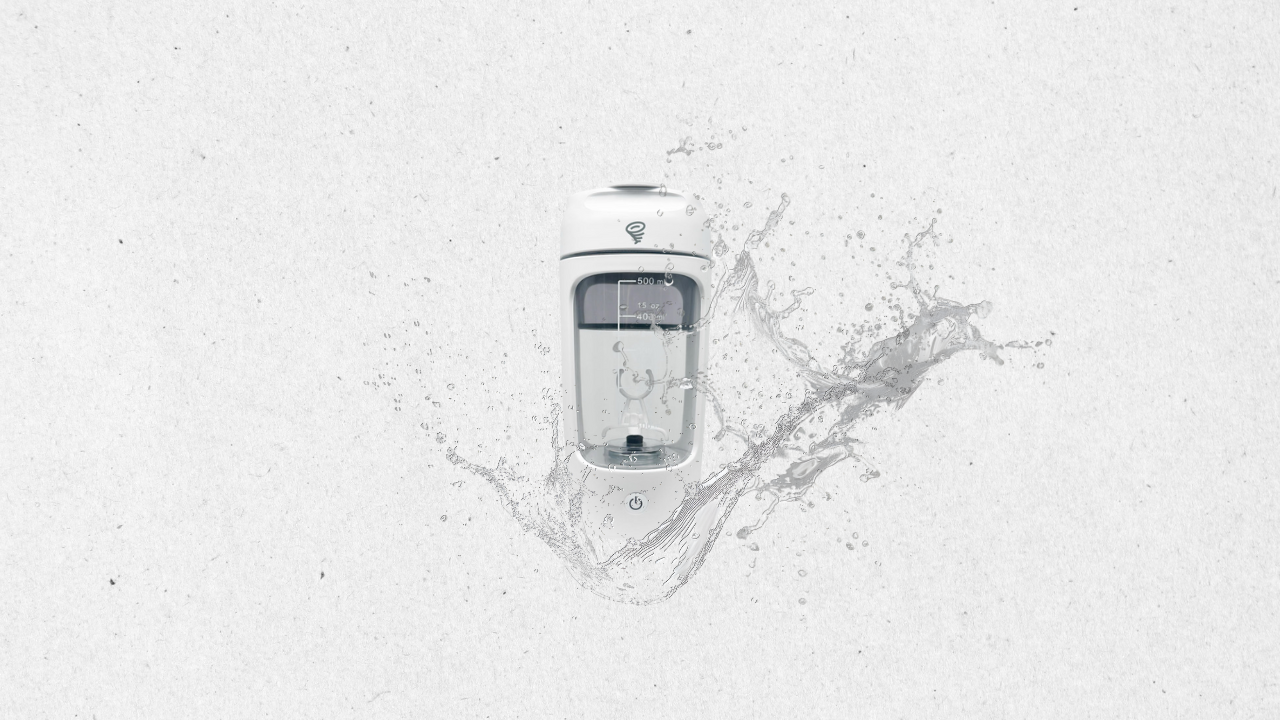 Tornado: Elektrische Shaker Ice White